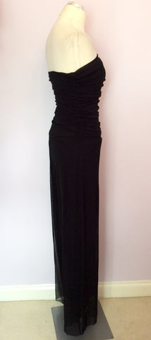 Joseph Ribkoff Black Strapless Occasion Jumpsuit Size 14 - Whispers Dress Agency - Sold - 4