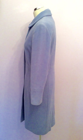 Kor-Bay Cornflower Blue Wool Blend Coat Size 8 - Whispers Dress Agency - Sold - 2