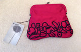 BRAND NEW COAST DARK PINK SILK BEADED CAMISOLE TOP SIZE 8 & MATCHING BAG - Whispers Dress Agency - Womens Tops - 5