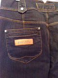 Brand New Karen Millen Dark Blue Flare Jeans Size 14 - Whispers Dress Agency - Sold - 3