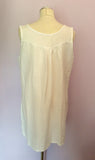 MADE IN ITALY WHITE LINEN TUNIC TOP SIZE XXXL - Whispers Dress Agency - Womens Tops - 3
