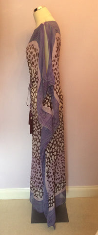Diane Von Furstenberg Aailaya Print Silk Cover Up/ Beach Dress Size M - Whispers Dress Agency - Sold - 5