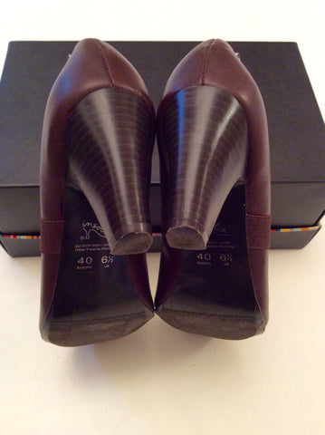 Marks & Spencer Brown Leather Mary Jane Heels Size 6.5/40 - Whispers Dress Agency - Womens Heels - 4