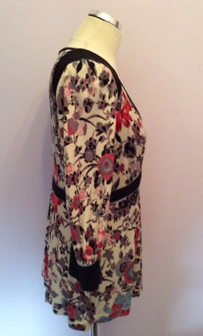 Ghost Silk Multi Coloured Floral Print Top Size L - Whispers Dress Agency - Womens Tops - 2