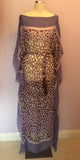 Diane Von Furstenberg Aailaya Print Silk Cover Up/ Beach Dress Size M - Whispers Dress Agency - Sold - 3