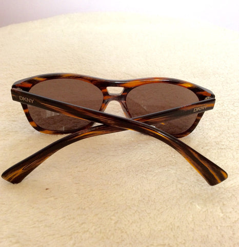 DKNY Brown Tortoise Shell Sunglasses - Whispers Dress Agency - Sold - 3