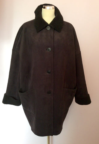 Elemente Clemente Black Fleece Lined Jacket Size 2 UK XL - Whispers Dress Agency - Sold - 2