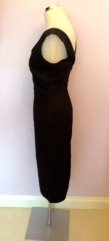 Fred Sun Black Occasion Pencil Dress Size 10 - Whispers Dress Agency - Womens Dresses - 3