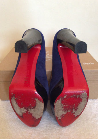 Christian Louboutin Royal Blue Platform Heels Size 6/39 - Whispers Dress Agency - Sold - 8