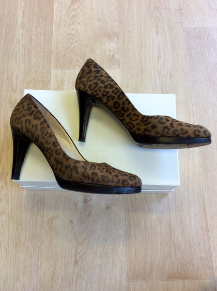 Russell and bromley leopard print sale shoes