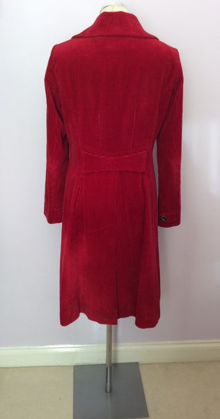 Red cord coat clearance