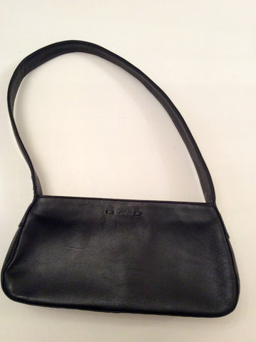 Tula Small Black Leather Shoulder Bag - Whispers Dress Agency - Sold - 1