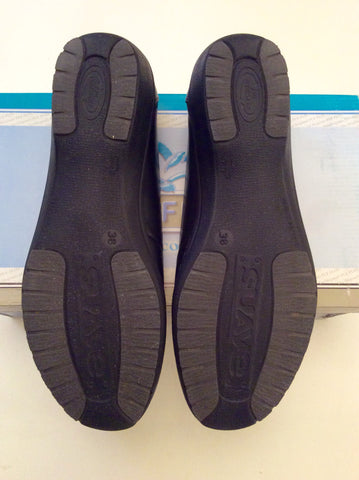Brand New Fly Flot Black Leather Flat Comfort Shoes Size 5/38 - Whispers Dress Agency - Womens Flats - 2