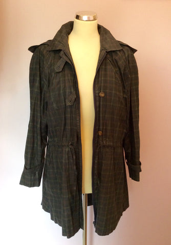 Vintage Jaeger Green Check Cotton Jacket Size S - Whispers Dress Agency - Womens Vintage - 2