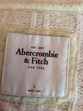 Abercrombie & Fitch Cream Cable Knit Alpaca Wool Cardigan Size L - Whispers Dress Agency - Sold - 4