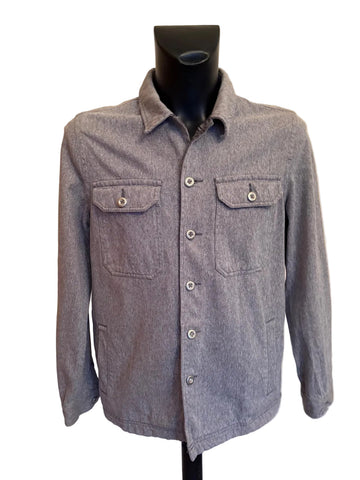 ALL-SON SURPLUS & EQUIPMENT BRAND GREY COTTON CASUAL JACKET/SHIRT SIZE M