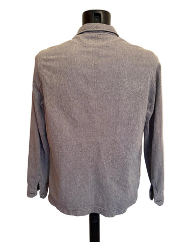ALL-SON SURPLUS & EQUIPMENT BRAND GREY COTTON CASUAL JACKET/SHIRT SIZE M