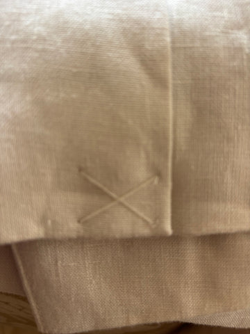 BRAND NEW REISS MOLLIE NEUTRAL 100% LINEN DOUBLE BREASTED BLAZER  SIZE 8