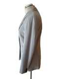 CERRUTI 1881 VIRGIN WOOL PALE BLUE FITTED TAILORED JACKET SIZE 10