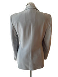 CERRUTI 1881 VIRGIN WOOL PALE BLUE FITTED TAILORED JACKET SIZE 10