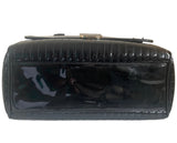 MODA IN PELLE BLACK PATENT HAND /SHOULDER BAG