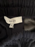 REISS SIENNA NAVY BLUE WIDE LEG JOGGERS SIZE XS