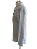 BRAND NEW REISS 100% LINEN CAPRI LIGHT BLUE LONG SLEEVED SHIRT SIZE 8