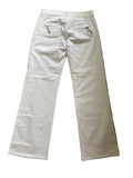 MAX MARA WEEKEND WHITE DENIM BOOTCUT JEANS  SIZE 12