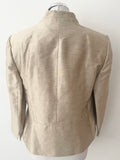 COUNTRY CASUALS LIGHT GOLD LINEN BLEND SPECIAL OCCASION JACKET SIZE 16