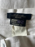 MAX MARA WEEKEND WHITE DENIM BOOTCUT JEANS  SIZE 12