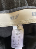 FREDDY WR.UP DARK GREY GREY FAUX SNAKESKIN SHAPING JEGGINGS SIZE 8