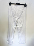 RALPH LAUREN WHITE STRAIGHT LEG JEANS SIZE 10 UK 14