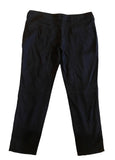 ARMANI JEANS LINEN MIX BLACK TAPERED LEG TROUSERS  SIZE 14