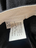 ARMANI JEANS LINEN MIX BLACK TAPERED LEG TROUSERS  SIZE 14