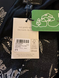 BRAND NEW NOBODY’S CHILD BLACK CALLIE MIDI FLORAL PRINT DRESS  SIZE 10