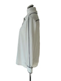 HOBBS WHITE & BLACK TRIM LONG SLEEVE BLOUSE SIZE 14