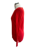 WHISTLES RED METALLIC FLECK EMBROIDERED JUMPER SIZE 12