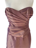 KELSEY ROSE MAUVE STRAPLESS BODICE & LONG SKIRT SIZE 16