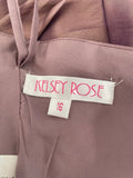 KELSEY ROSE MAUVE STRAPLESS BODICE & LONG SKIRT SIZE 16
