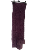 UNBRANDED PURPLE CRINKLE PATTERN SHAWL/WRAP