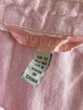 JOULES 100% LINEN PALE PINK SHIRT SIZE 12