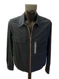 PAUL SMITH 100% COTTON NAVY BLUE ZIP UP JACKET SIZE XL