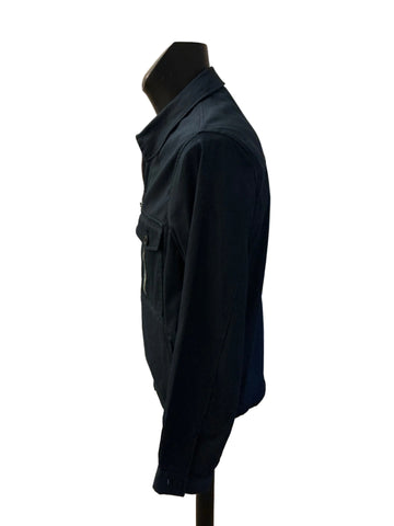 PAUL SMITH 100% COTTON NAVY BLUE ZIP UP JACKET SIZE XL