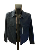 PAUL SMITH 100% COTTON NAVY BLUE ZIP UP JACKET SIZE XL