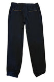 FRENCH CONNECTION NAVY BLUE ELASTICATED WAIST CUFFED TROUSERS SIZE 8