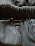FRENCH CONNECTION NAVY BLUE ELASTICATED WAIST CUFFED TROUSERS SIZE 8