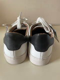 BRAND NEW MARKS & SPENCER WHITE & BEIGE LEATHER TRAINERS SIZE 6/39.5