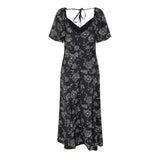 BRAND NEW NOBODY’S CHILD BLACK CALLIE MIDI FLORAL PRINT DRESS  SIZE 10