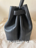 MULBERRY ISLINGTON BLACK SILKY CALF LEATHER TOTE/SHOULDER BAG