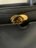 MULBERRY ISLINGTON BLACK SILKY CALF LEATHER TOTE/SHOULDER BAG